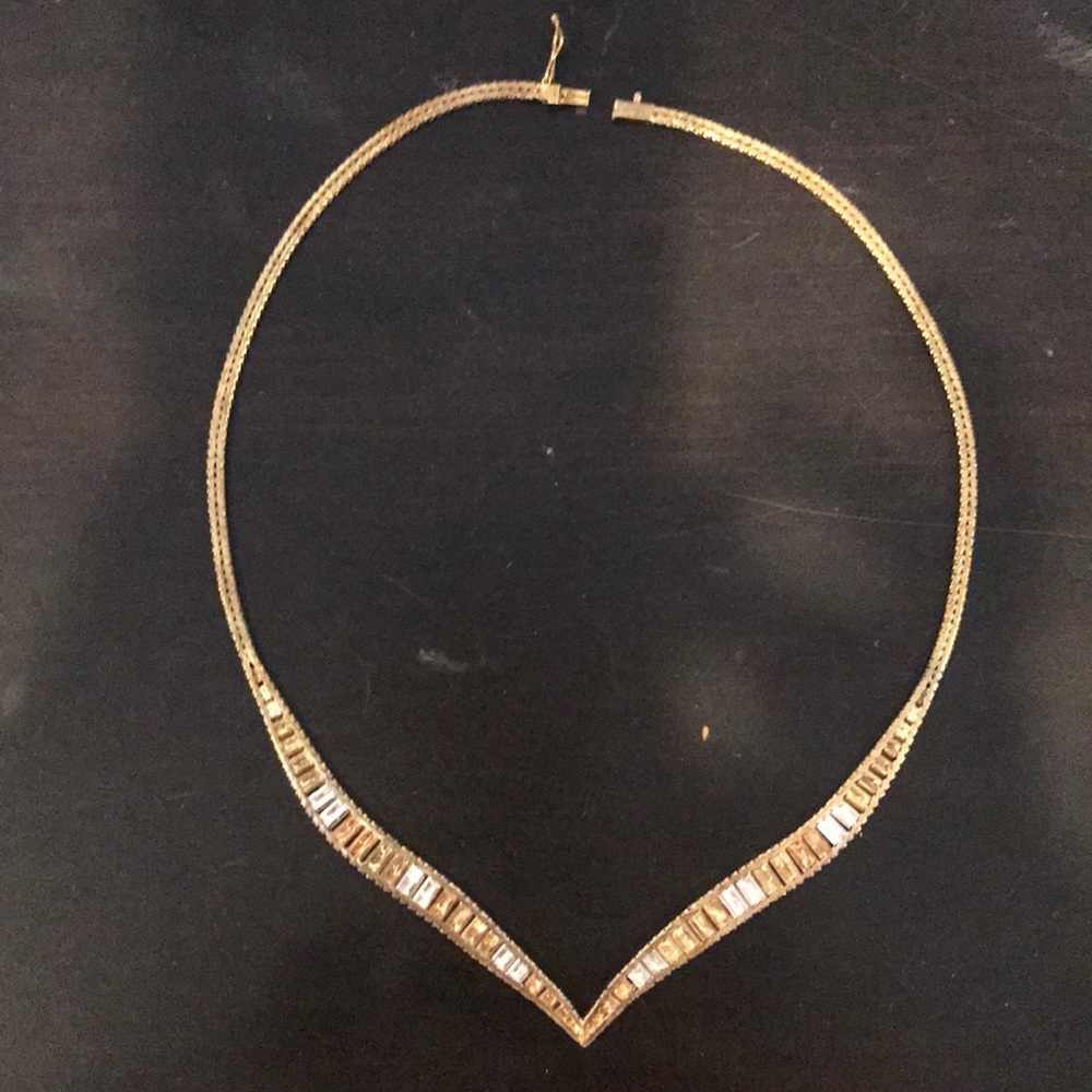 ITALIAN 925 silver chocker necklace
